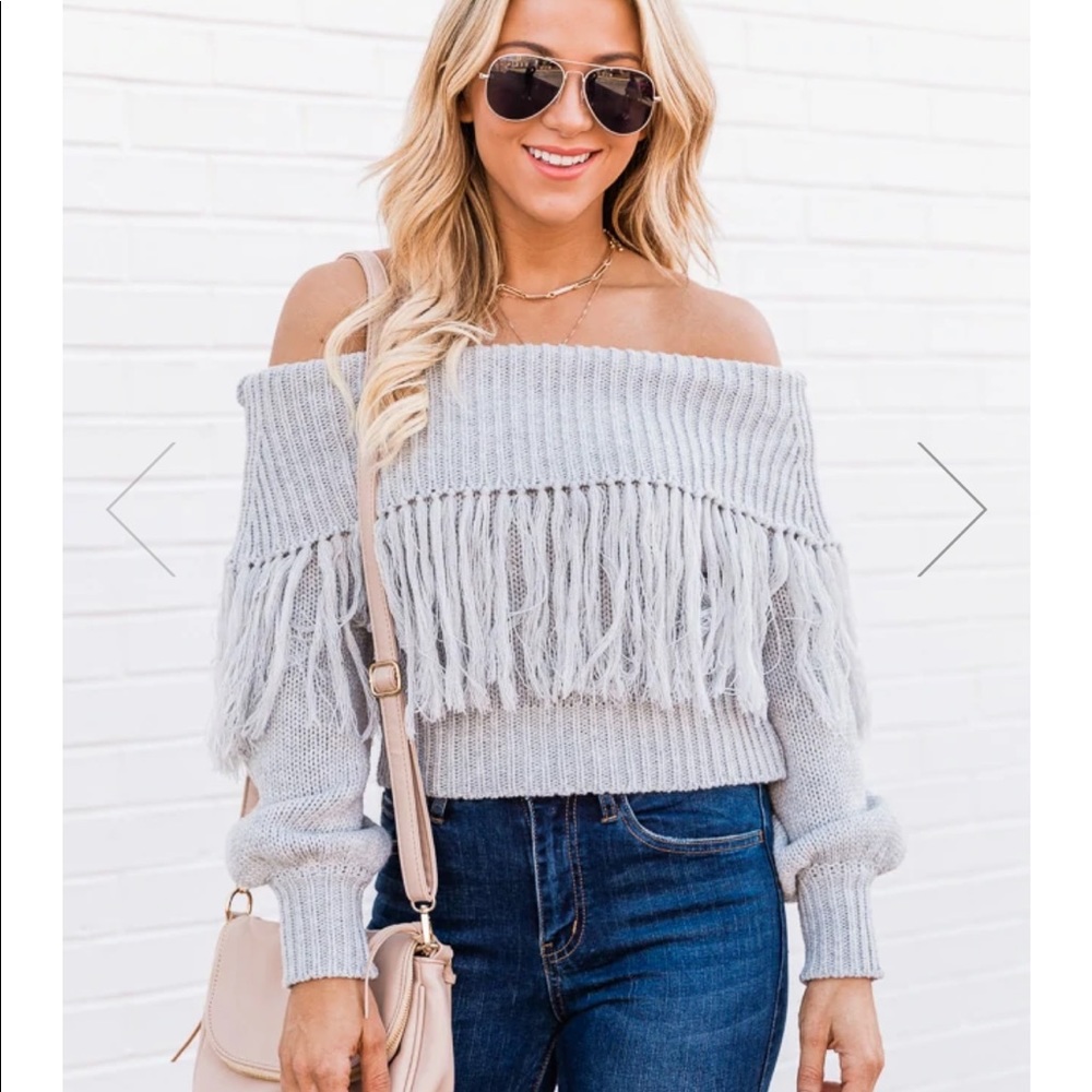 NWT Off the Shoulder Sweater